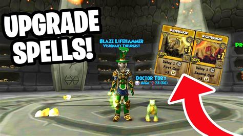We certainly intend to. . How to upgrade spells in wizard101